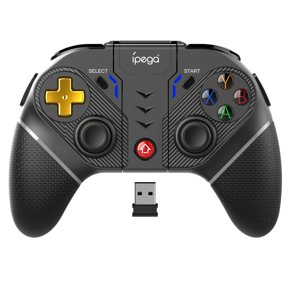 Ipega Universal Wireless Gaming Controller for Multi-game Platform with Vibration &Programmable keys,Android, iOS, PCPG-9218