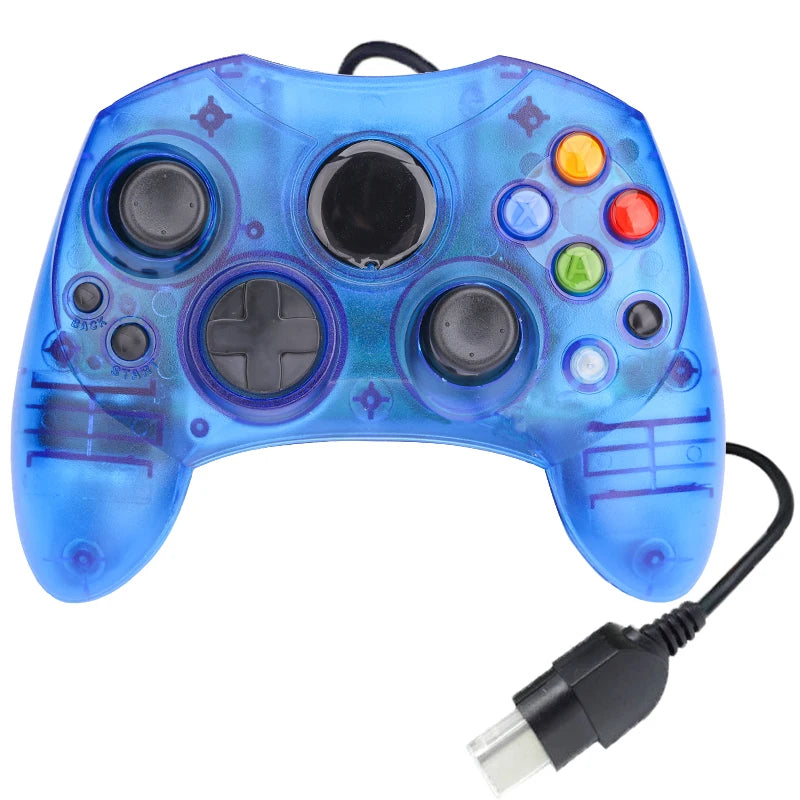 Transparent Wired Gaming Joystick Gamepad for Xbox Old Generation Game Controller Wired Joypad Gamepad Gaming Accessories