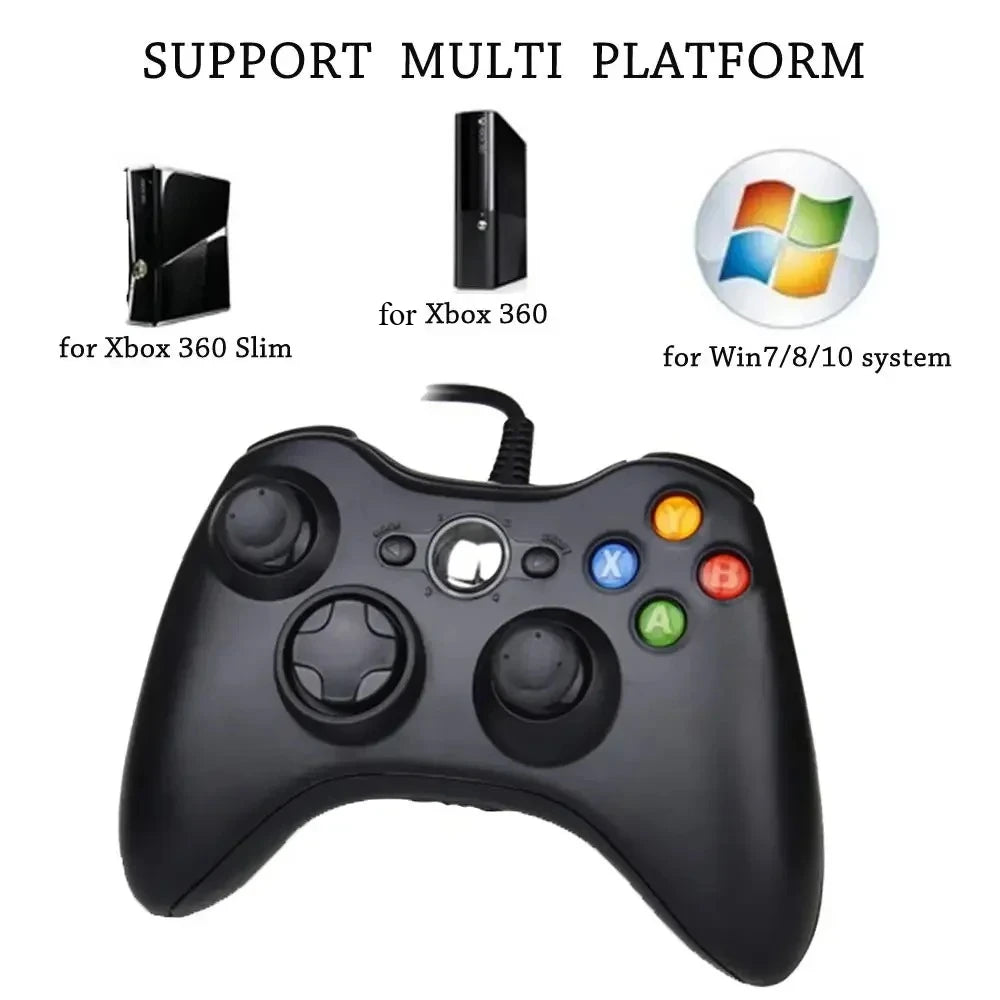 Gamepad for Xbox 360 Controller Wired Joystick Joy Pad USB Game Pad Controller for Xbox 360 Console and PC