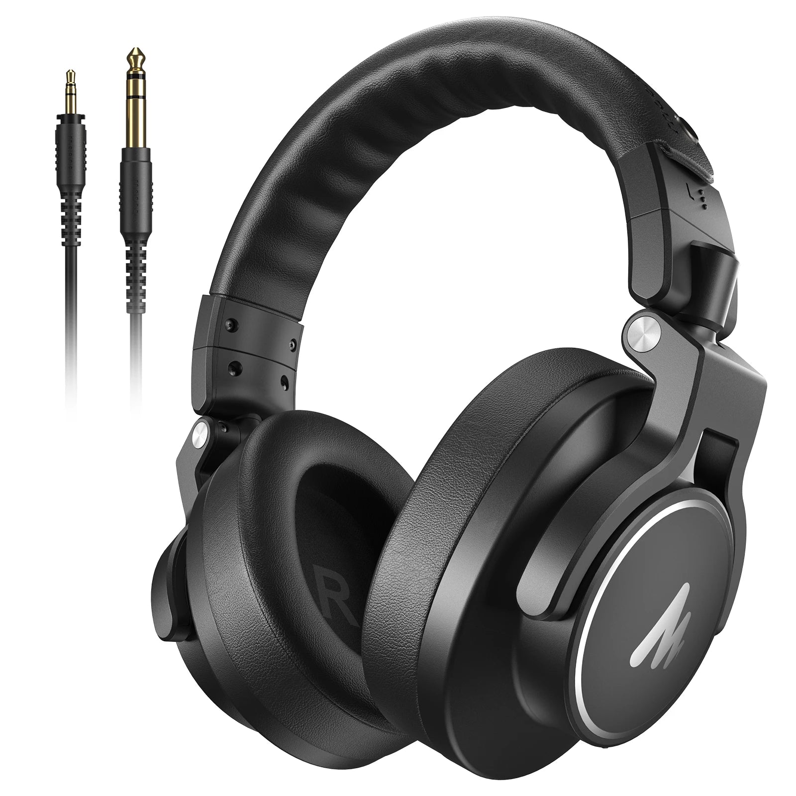 MAONO MH700 Studio Monitor Headphones Mixing DJ Headphone 50mm Driver Professional Over Ear Wired Headset for Recording Podcast