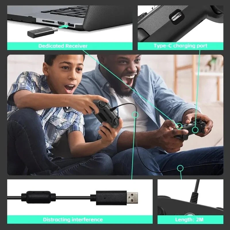 Wireless Wired USB Gamepad Gaming Control Game Pad Controller For X Box Xbox 360 PC Accessories Joystick Kit Gamer Video Mando