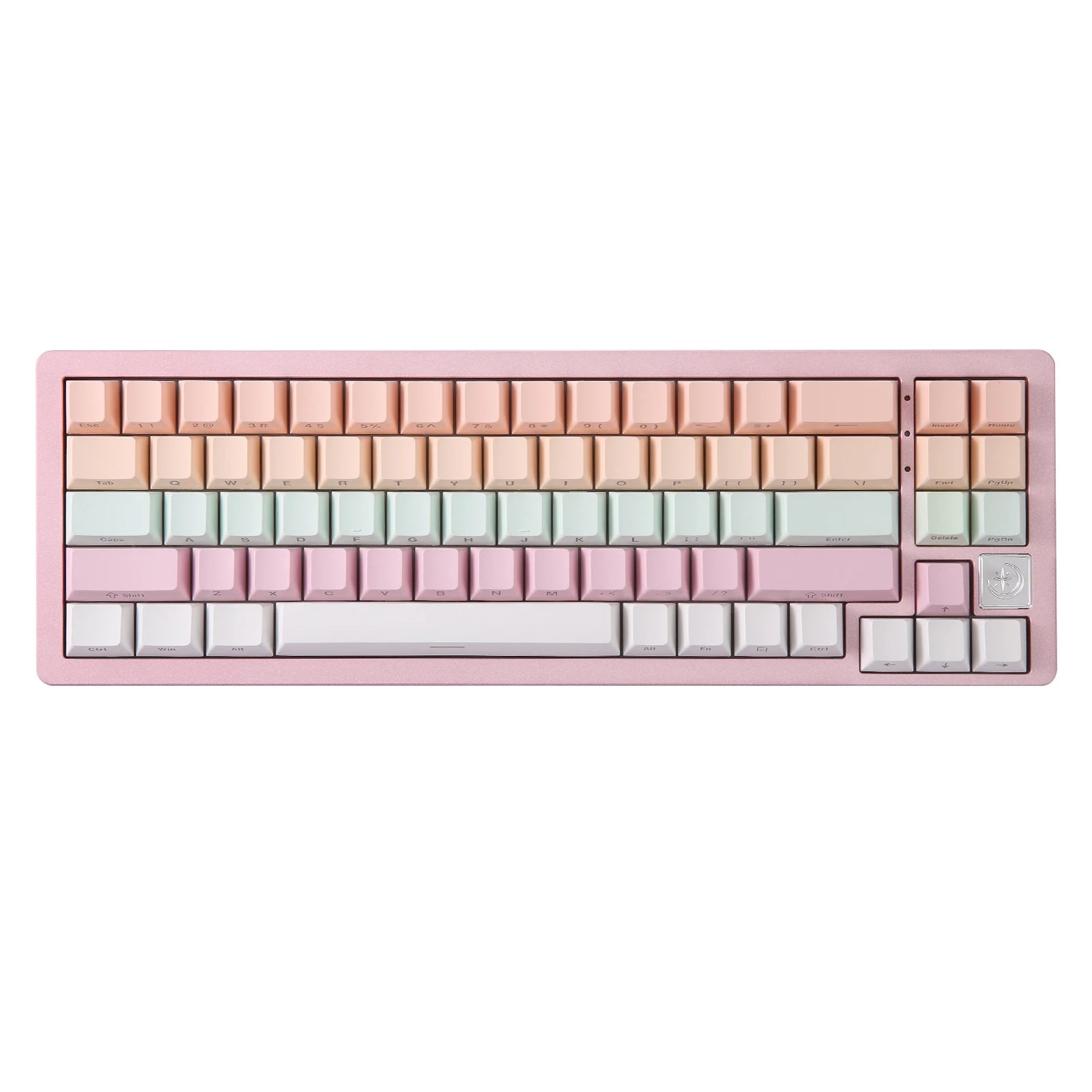YUNZII AL71 Silver CNC Aluminum Mechanical Keyboard, Hot Swap 71-Key Wireless Gaming Keyboard, Compact Gasket Mac&Win Keyboard