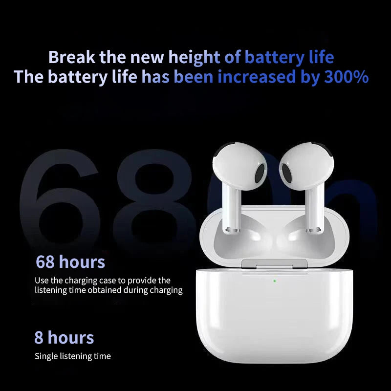 2025 New Bluetooth Earphones True Wireless High Sound Quality Sports In Ear Style HiFi Sound Low Latency for IPhone Android