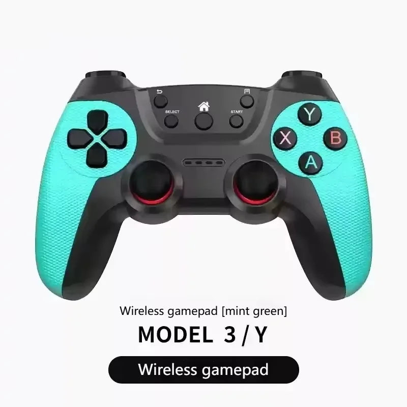 2025 New Wireless Usb Game Controller For Tesla Model Y/3/X/S Double Player Online Tv Pc Ps3 Steam Compatible Gaming Accessory