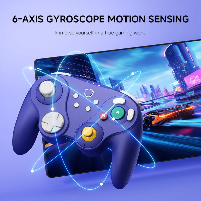 NYXI Warrior Wireless PC Joypad For Nintendo Switch Android IOS Lite Version Purple