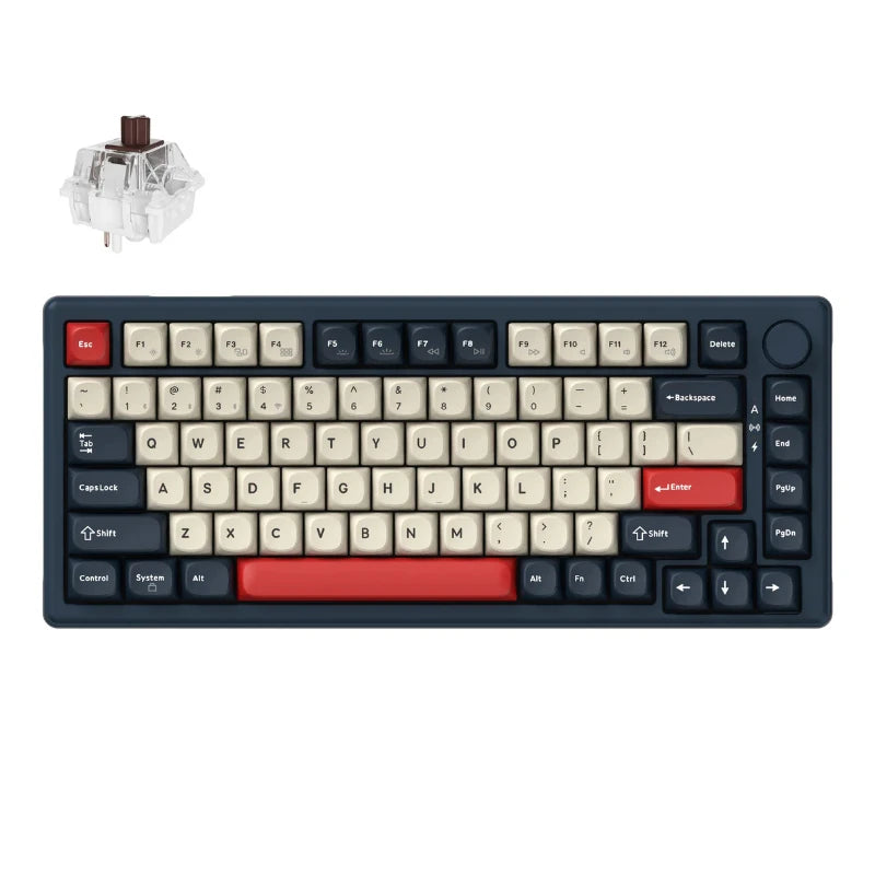 Keychron J2 QMK Wireless Mechanical Keyboard RGB Backlight with Keychron Super mechanical switch