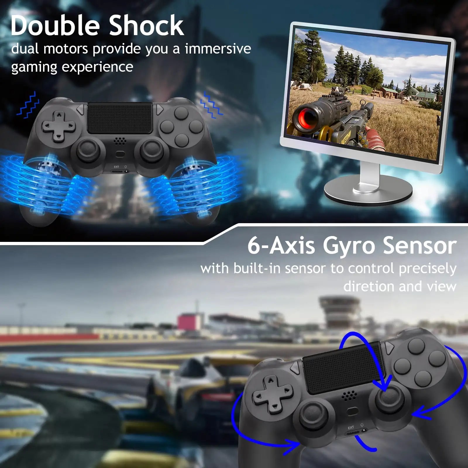 For PS4 Controller Bluetooth Game Gamepad For playstation 4 Elite Wireless Gamepad For PC/PS4/slim/pro Gamepad Controller