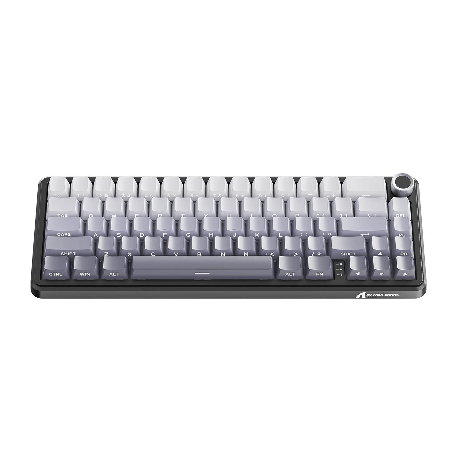 Wireless Mechanical Keyboard Attack Shark X66 RGB Hot-swappable Metal Knobs FPS Game Support Windows Mac OS