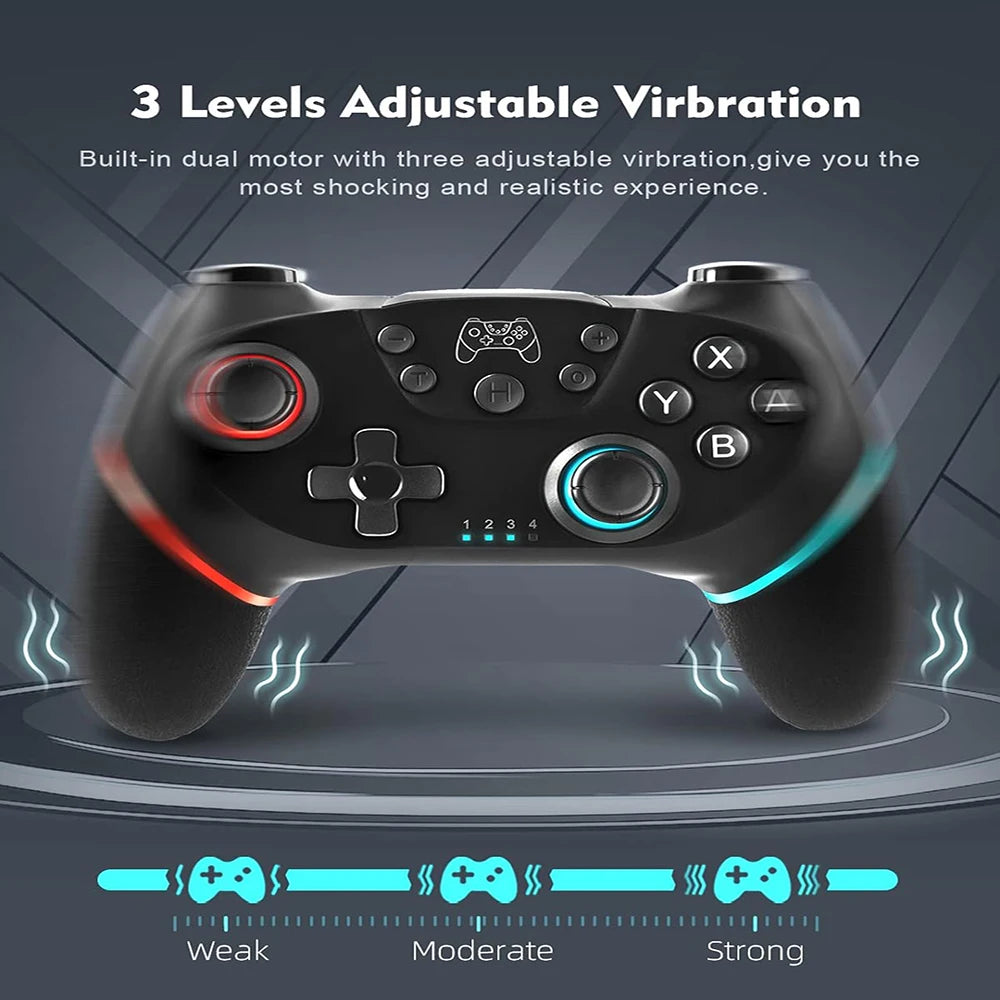 Bluetooth-Compatible Wireless Controller For Switch 2/ NS Oled Console Gamepad Controle For Android PC Joystick with 6-Axis