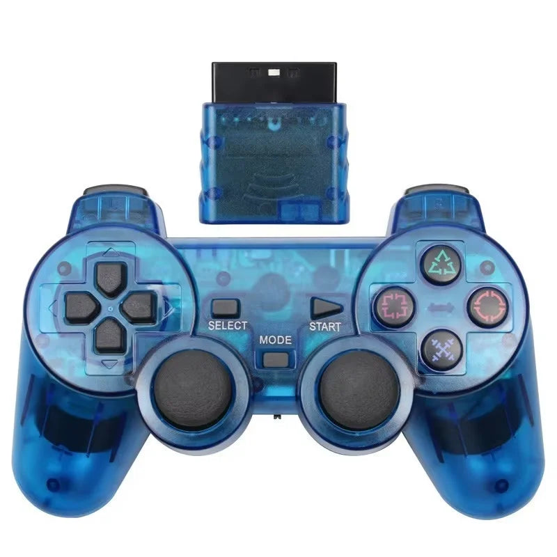 Wireless Gamepad for Sony PS2/PS1 Game Controller for Playstation 2 Console Joystick USB PC Controle with Double Vibration Shock