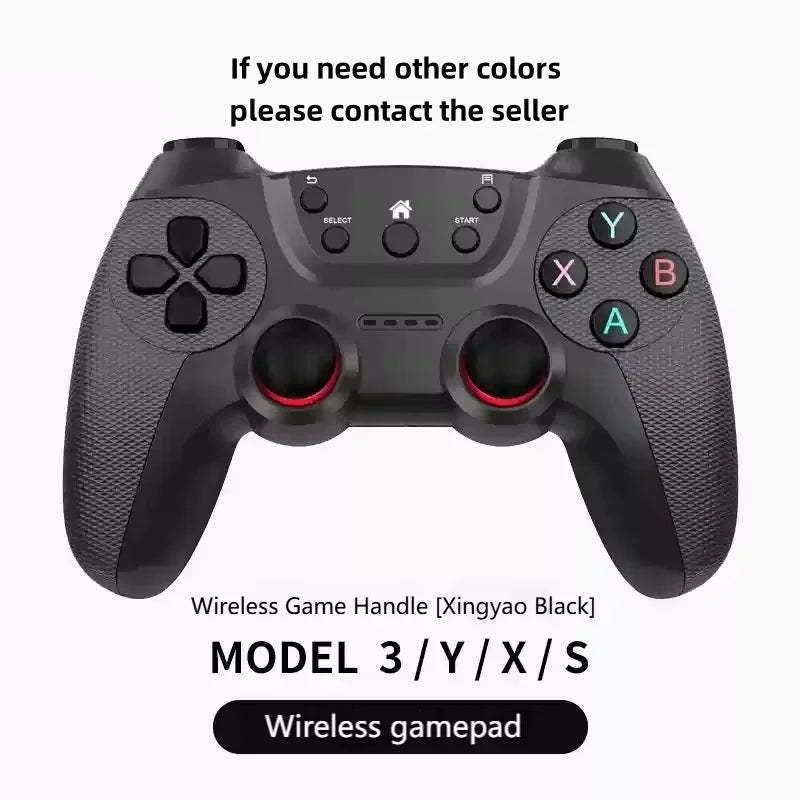 2025 New Wireless Usb Game Controller For Tesla Model Y/3/X/S Double Player Online Tv Pc Ps3 Steam Compatible Gaming Accessory