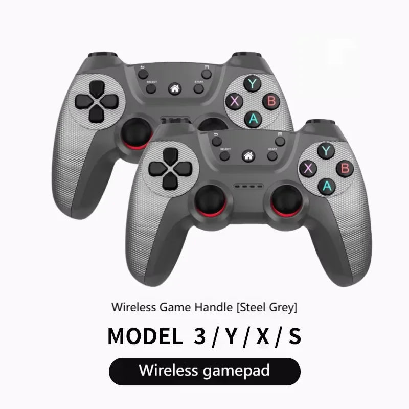 2025 New Wireless Usb Game Controller For Tesla Model Y/3/X/S Double Player Online Tv Pc Ps3 Steam Compatible Gaming Accessory