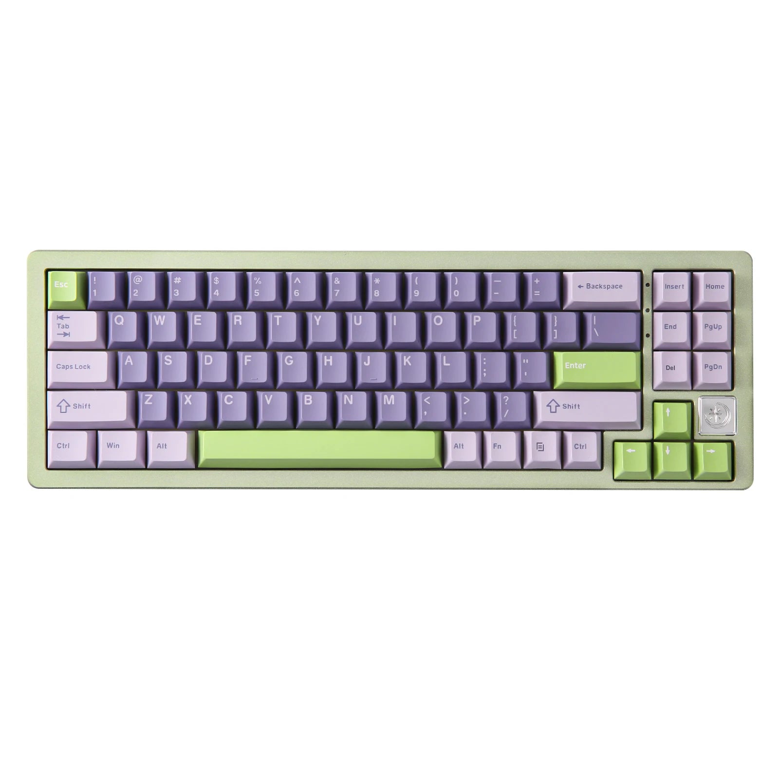 YUNZII AL71 Silver CNC Aluminum Mechanical Keyboard, Hot Swap 71-Key Wireless Gaming Keyboard, Compact Gasket Mac&Win Keyboard