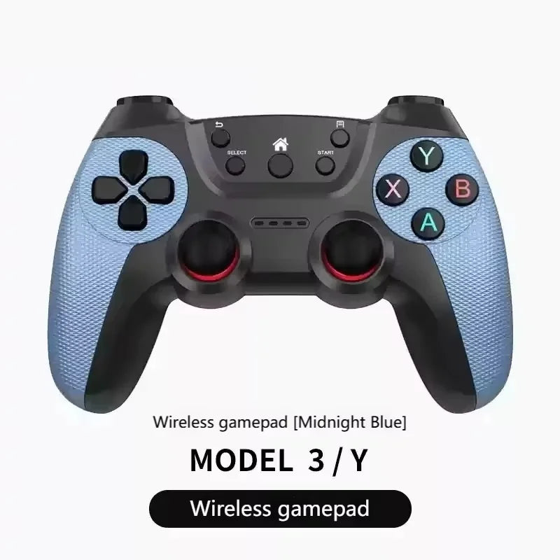 2025 New Wireless Usb Game Controller For Tesla Model Y/3/X/S Double Player Online Tv Pc Ps3 Steam Compatible Gaming Accessory