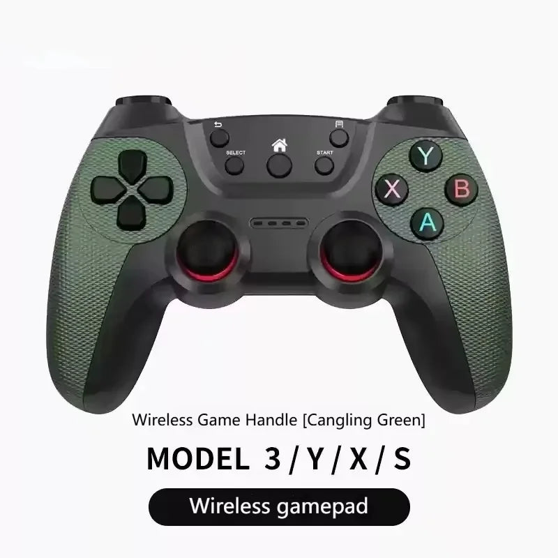 2025 New Wireless Usb Game Controller For Tesla Model Y/3/X/S Double Player Online Tv Pc Ps3 Steam Compatible Gaming Accessory