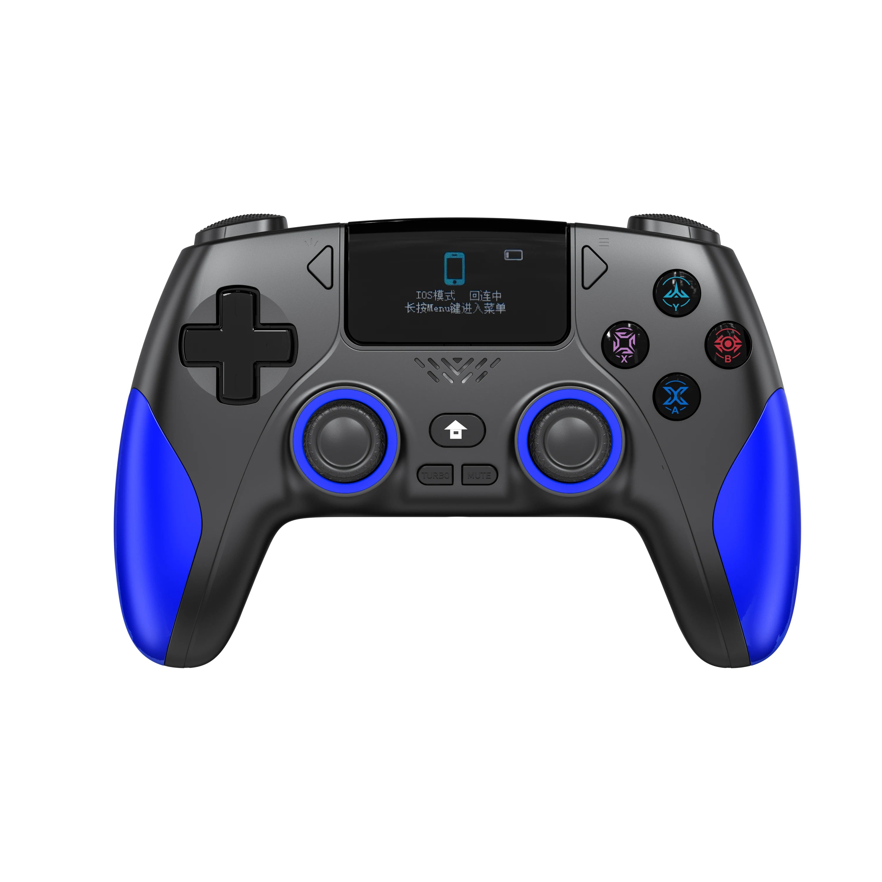 Smart Screen Wireless Game Controller, PS4 Gamepad with Customizable Display,  Compatible with IOS Andriod Table  Steam Switch