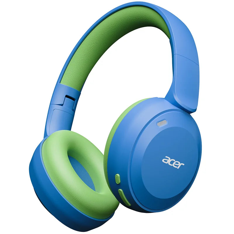 Acer Kids Bluetooth 6.0 Headphones 85/94dB Volume Limited Lightweight Over-Ear Wireless Headphones with Built-in Mic for Kids