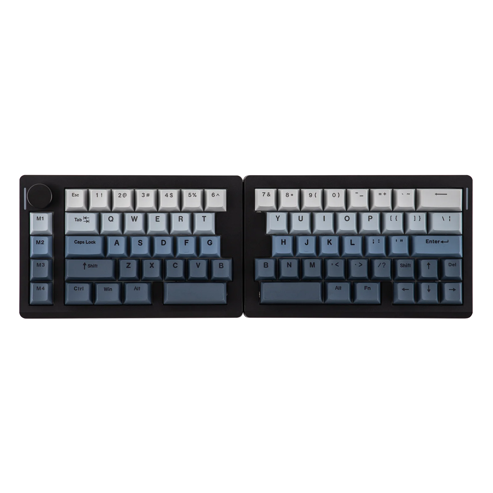 EPOMAKER Split70 QMK/VIA 70% Split Layout Wired/BT/2.4Ghz Wireless Mechanical Keyboard with Programmable Knob Mac Modifier