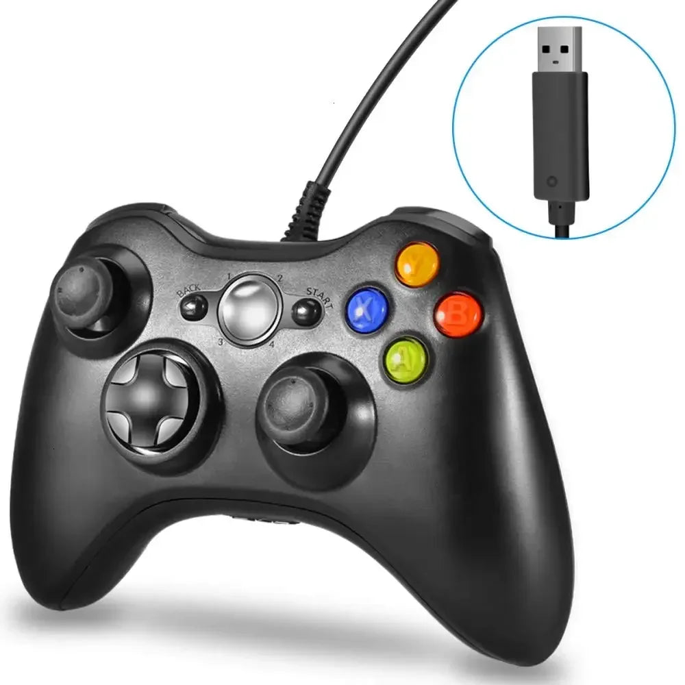 Gamepad for Xbox 360 Controller Wired Joystick Joy Pad USB Game Pad Controller for Xbox 360 Console and PC