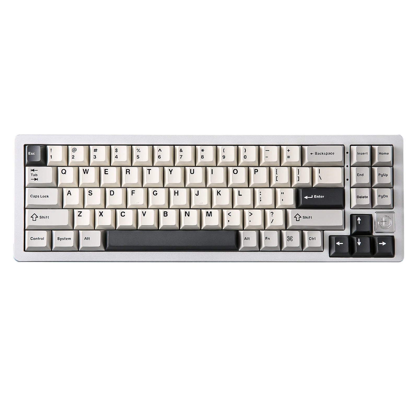 YUNZII AL71 Silver CNC Aluminum Mechanical Keyboard, Hot Swap 71-Key Wireless Gaming Keyboard, Compact Gasket Mac&Win Keyboard