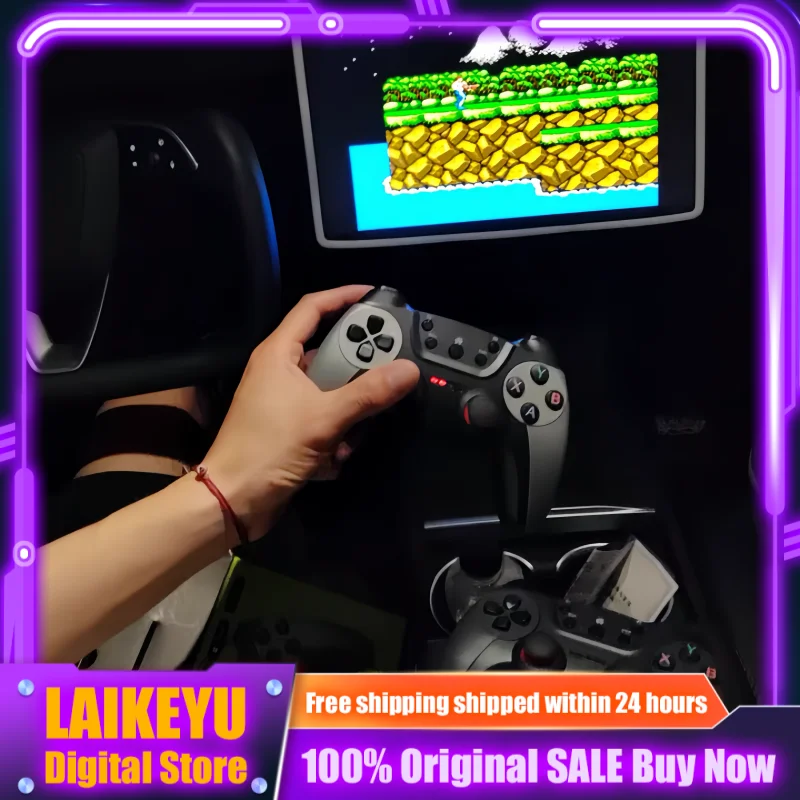 2025 New Wireless Usb Game Controller For Tesla Model Y/3/X/S Double Player Online Tv Pc Ps3 Steam Compatible Gaming Accessory