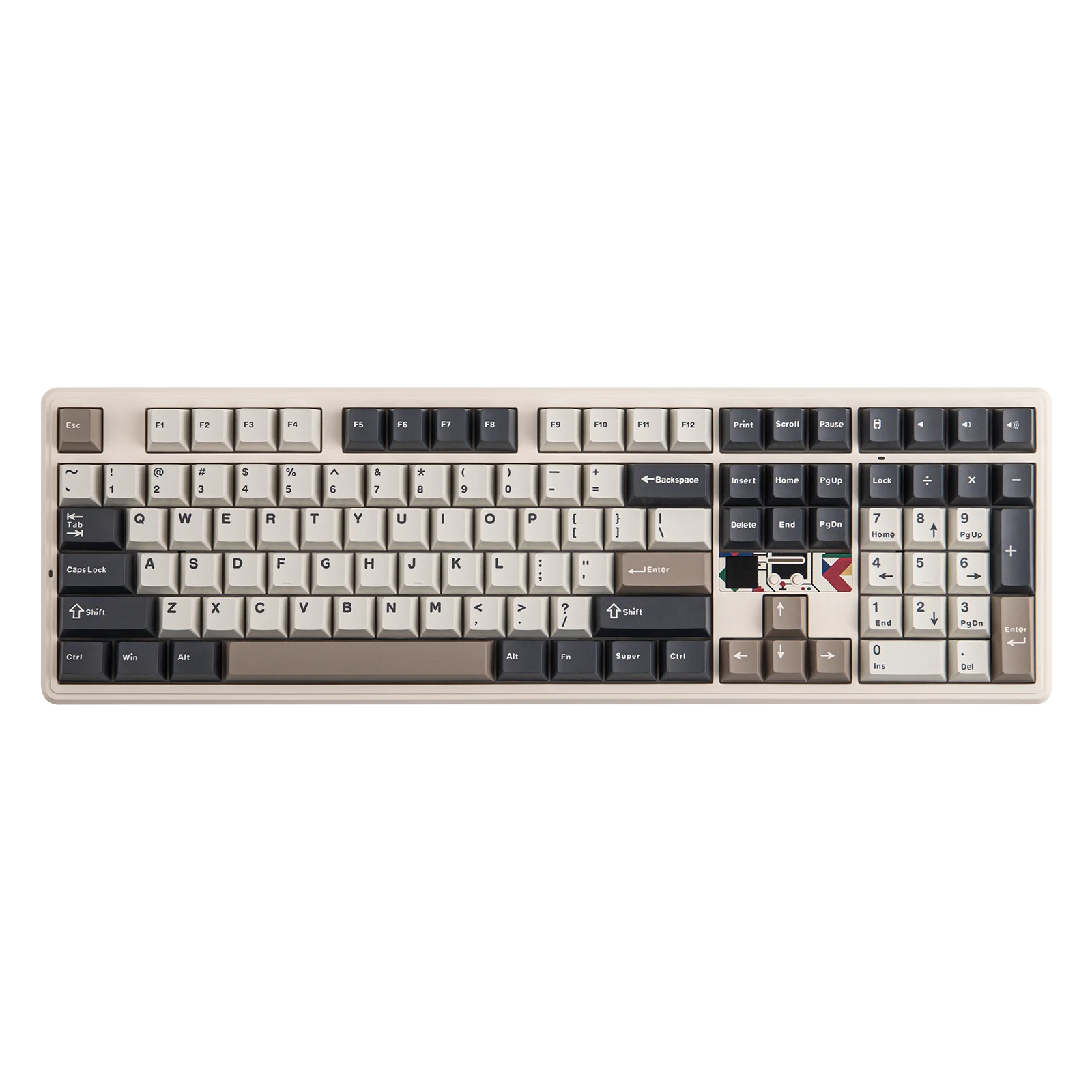 EPOMAKER X AULA F108 PRO V2 100% ANSI US Layout Tri-Mode Creamy Gasket Wireless Mechanical Keyboard with Pixel Screen & 10000mAh