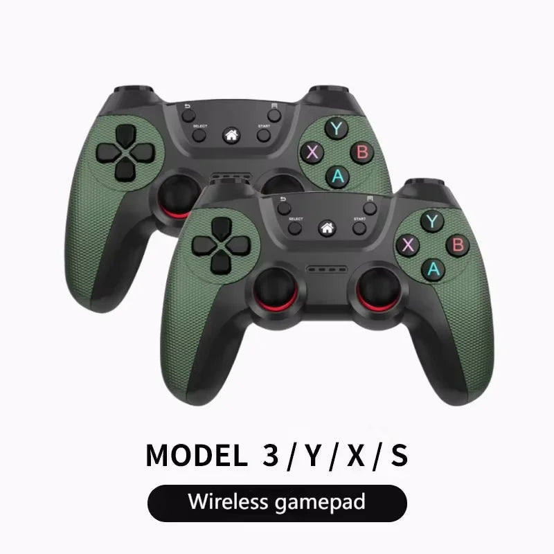 2025 New Wireless Usb Game Controller For Tesla Model Y/3/X/S Double Player Online Tv Pc Ps3 Steam Compatible Gaming Accessory