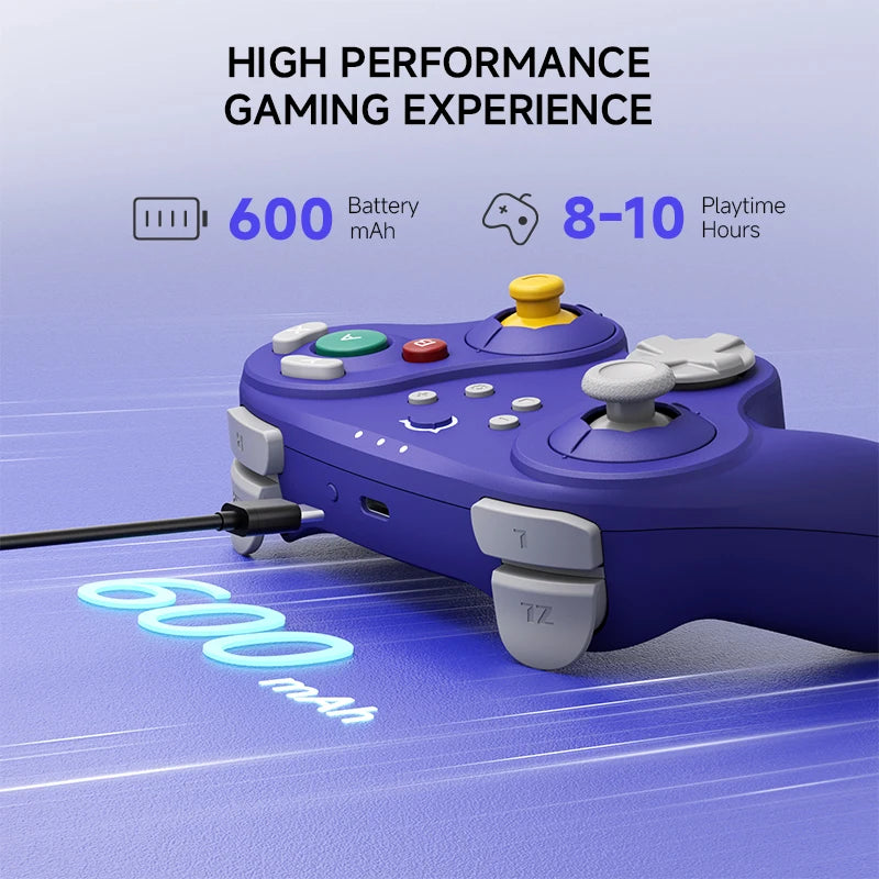 NYXI Warrior Wireless PC Joypad For Nintendo Switch Android IOS Lite Version Purple