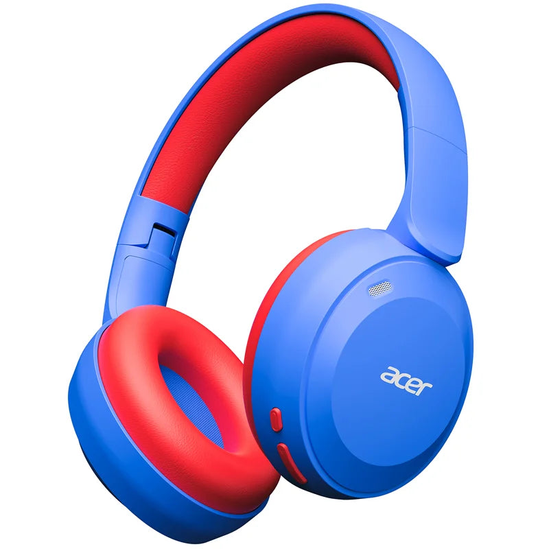 Acer Kids Bluetooth 6.0 Headphones 85/94dB Volume Limited Lightweight Over-Ear Wireless Headphones with Built-in Mic for Kids